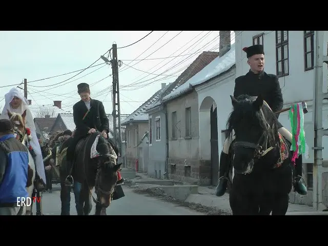 Winter funeral in Racoșul de Sus