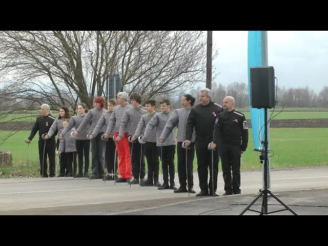 15 martie la monumentul din Véczer