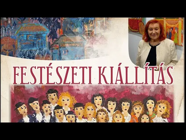 Exhibition of Magdaléna Keresztes, a painter born in Baraolt living in France