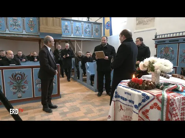 Award for the Culture of the Forest Region to pastor Levente Fekete and Reverend Judit Fekete.