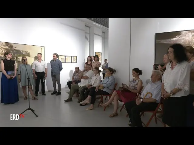 Exhibition opening of Moses Incze at the Transylvanian Art Center