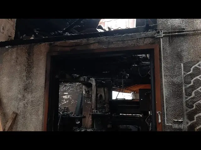 Un incendiu a distrus atelierul de tâmplărie al lui Árpád Szőcs din Aita Mare