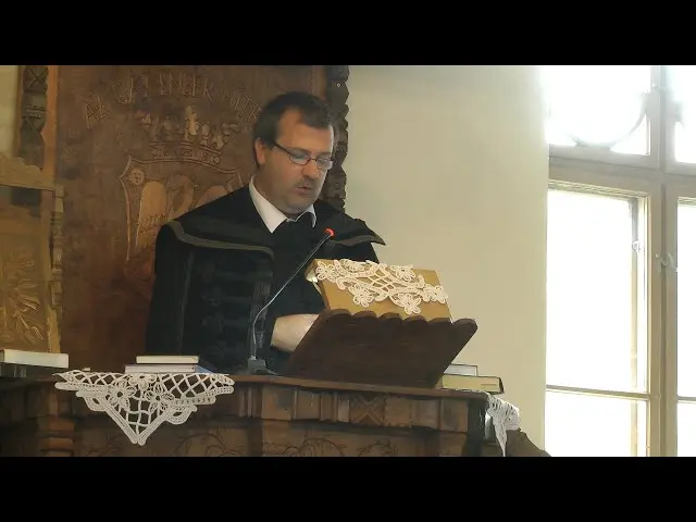 Reformed pastor Zsolt Fancsal preaches