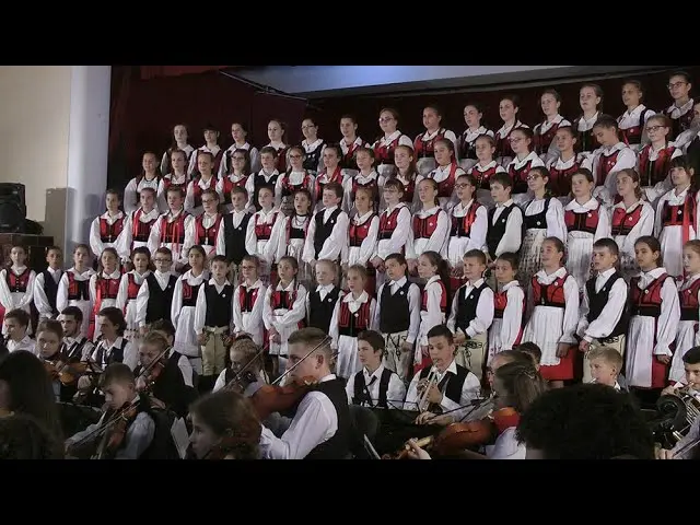 Performance of the Holy Church Children's Philharmonic in Vârghiș