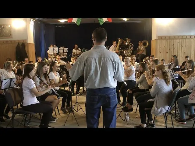 Concertul orchestrei de muzică de suflat pentru tineret din Depresiunea Baraolt