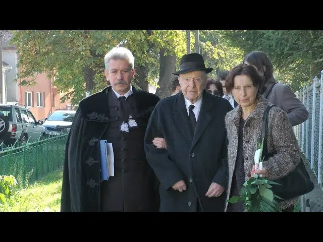 Greeting of Reverend András Dimény, who turns 100 years old in Vârghiș