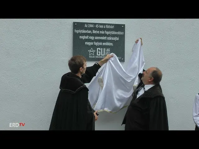 Inauguration of a memorial plaque in memory of the victims of the Barcaföldvár detention in Aita Seacă