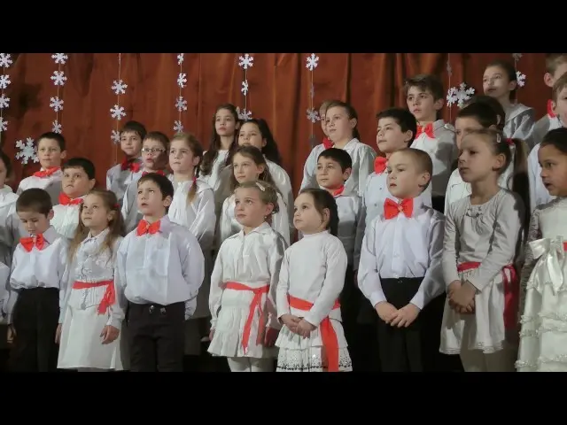 Christmas show for schoolchildren in Aita Mare 2016