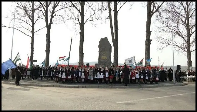 15 martie la memorialul Véczer