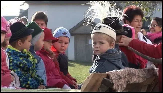 The harvest festival of the kindergartens in Aita Mare