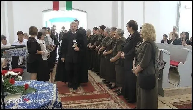 The inauguration service of the pastor in Vârghiș