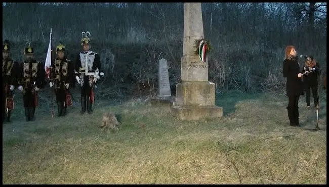 Bowing and laying of wreaths at the Zathureczky cemetery